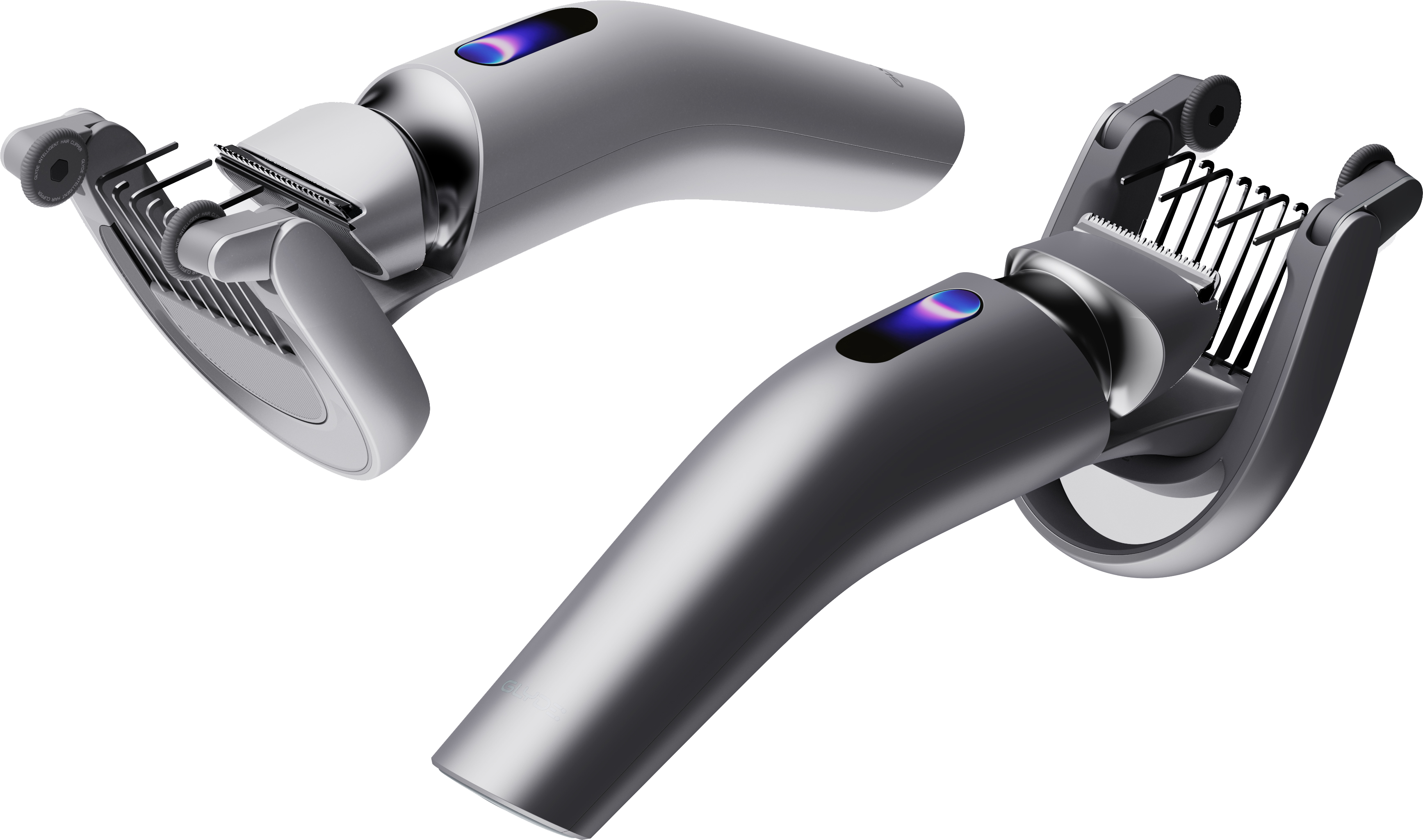 Two views of the GLYDE Auto-Fade Clipper
